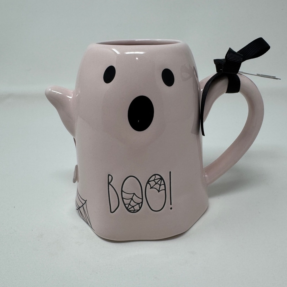 NWT Rae Dunn Pink BOO GHOST MUG 2024 Release